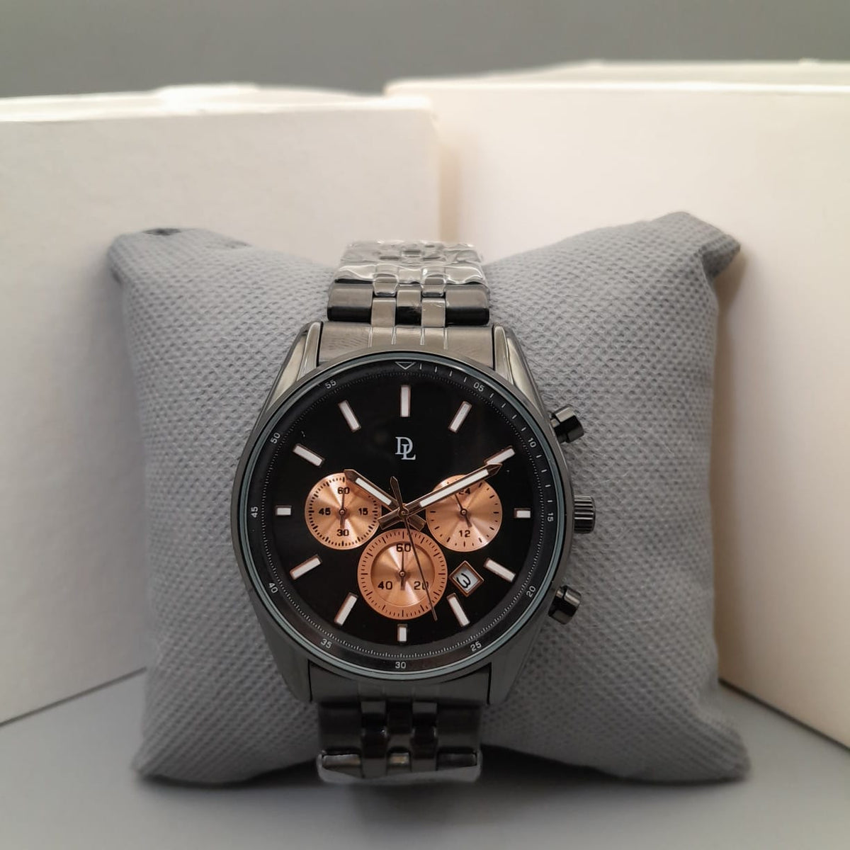 De Lawrence Two-Tone Chronograph Men's Watch Luxury Collection