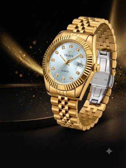 TROVE Men's Premium Stainless Steel Watch – Two-Tone