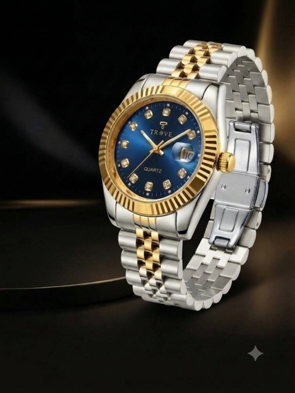 TROVE Men's Premium Stainless Steel Watch – Two-Tone
