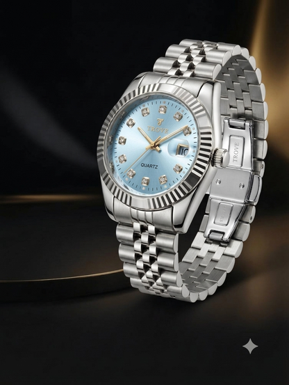 TROVE Men's Premium Stainless Steel Watch – Two-Tone