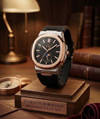 Vitz Men's Luxury Strap Watch – Stylish Dial & Premium Silicone Strap
