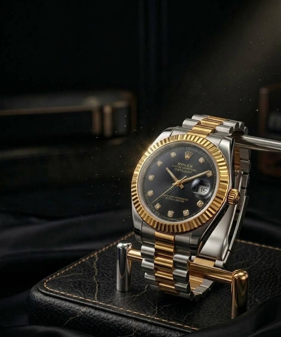 Premium Two Tone Datejust Luxury Men's Watch | Date Display