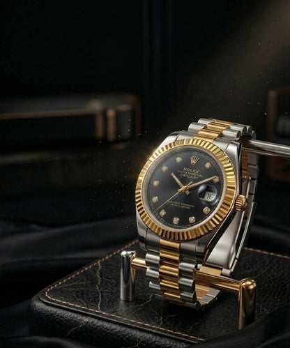 Premium Two Tone Datejust Luxury Men's Watch | Date Display