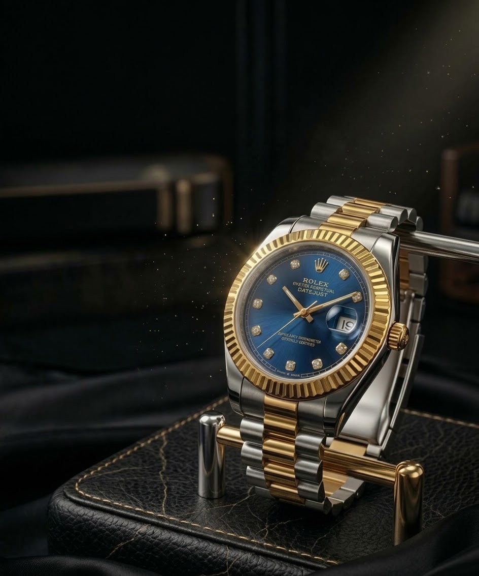 Premium Two Tone Datejust Luxury Men's Watch | Date Display