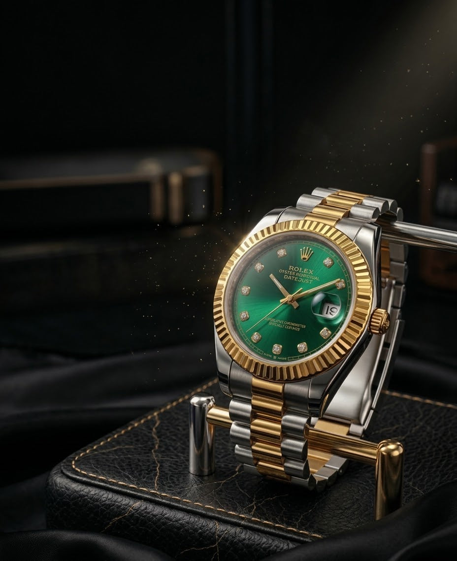 Premium Two Tone Datejust Luxury Men's Watch | Date Display