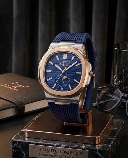 Vitz Men's Luxury Strap Watch – Stylish Dial & Premium Silicone Strap