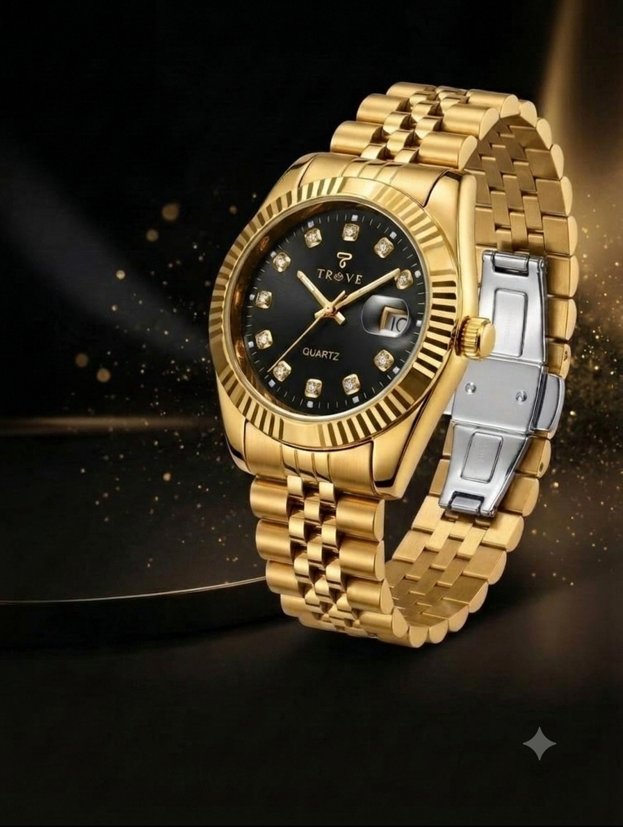 TROVE Men's Premium Stainless Steel Watch – Two-Tone
