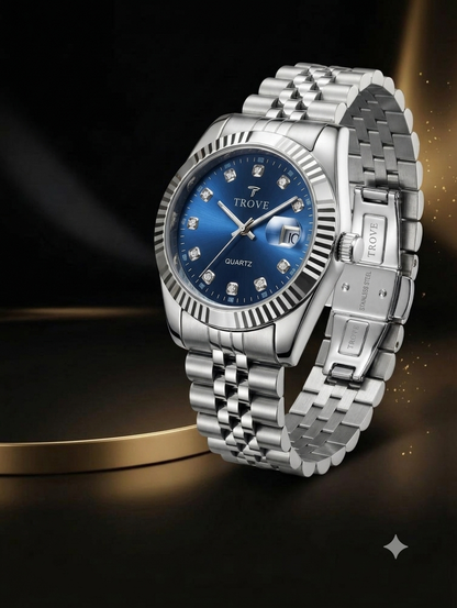 TROVE Men's Premium Stainless Steel Watch – Two-Tone