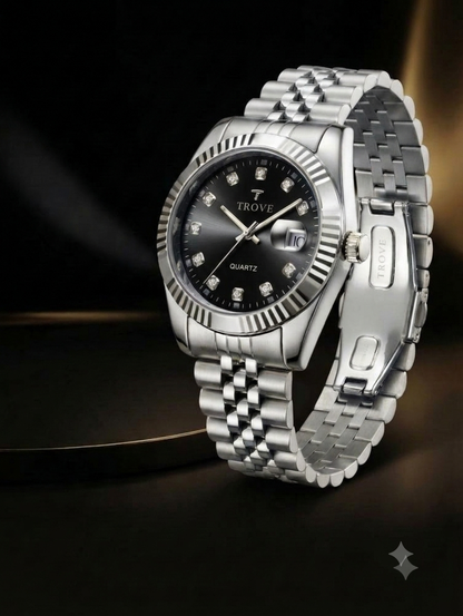 TROVE Men's Premium Stainless Steel Watch – Two-Tone